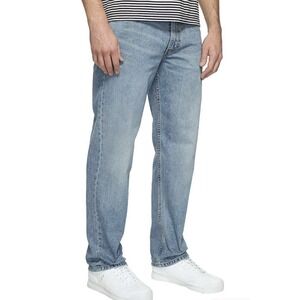 Levi's 550 Jeans Mens 36x32 Relaxed Fit Light Wash Classic Denim